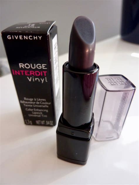 givenchy vinyl lipstick revelatour|Givenchy rouge interdit vinyl.